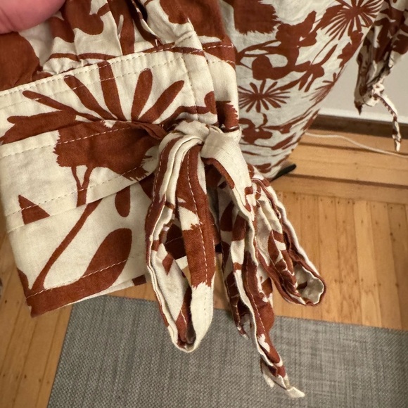 Sunday in Brooklyn Brown and White Floral Mini Dress - Picture 4 of 8